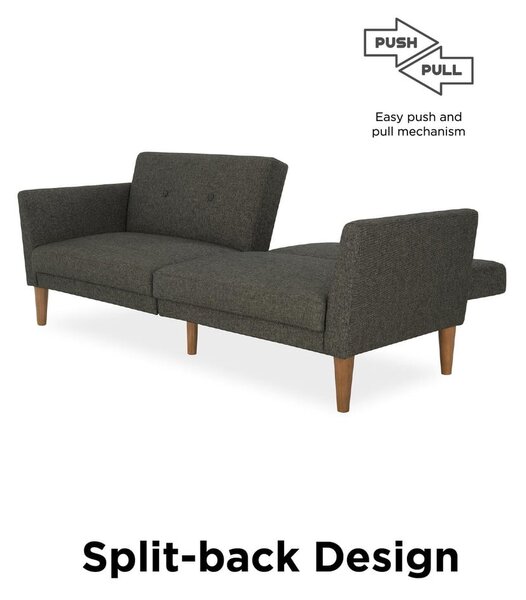 Szara rozkładana sofa 205 cm Regal – Novogratz