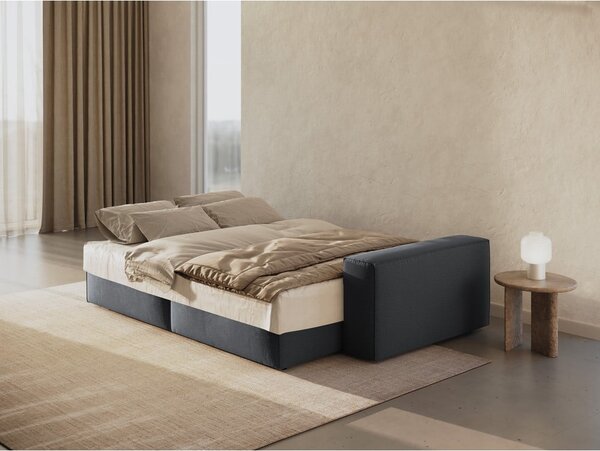 Ciemnoszara rozkładana sofa 247 cm Jodie – Micadoni Home