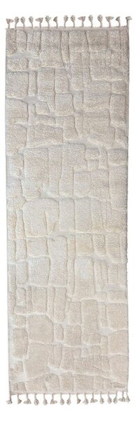 Kremowy chodnik 80x300 cm Esra Cobbled – Flair Rugs