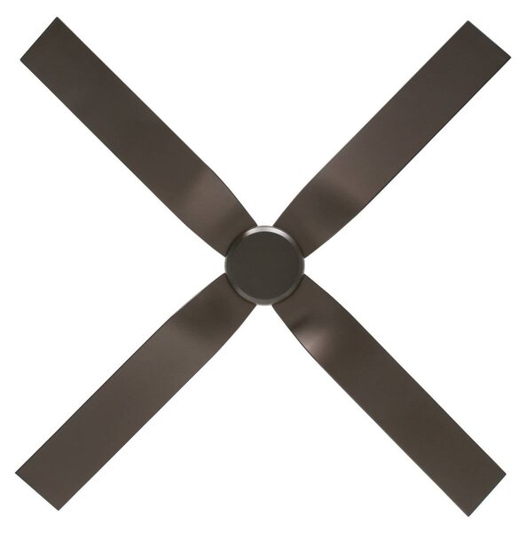 CasaFan Wentylator sufitowy Eco Ventos, kolor brązowy, metal, IP44, prąd stały, Wi-Fi Ventos, brązowy / rdzawy, metal, nowoczesny