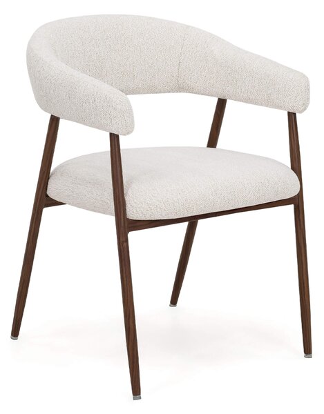 MebleMWM Krzesło nowoczesne BOSCA | Raven #22 nogi Orzech