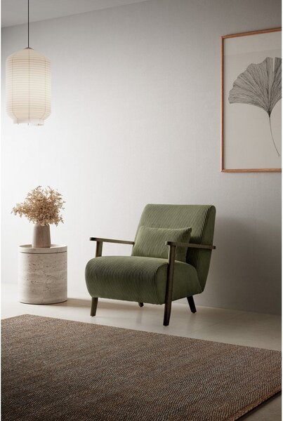 Zielony fotel Bonnie – Marckeric