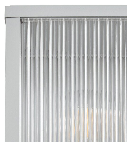 Kinkiet zewnętrzny Peldar Lindby, możliwość ściemniania, aluminiowy / szary / cynkowy, aluminium, nowoczesny