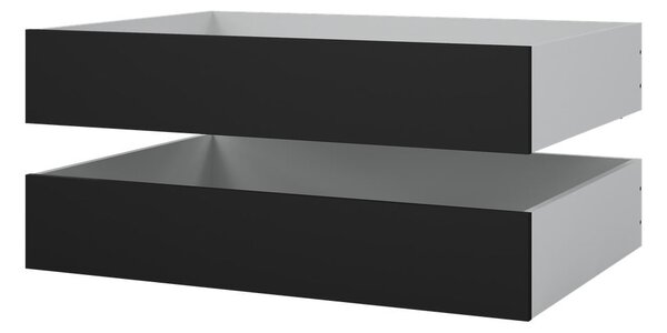 Czarne szuflady pod łóżko zestaw 2 szt. 90x190/140x190 cm Naia – Tvilum