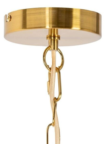 Lindby - Elanova 10 Żyrandol Brass