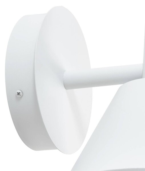 Kinkiet zewnętrzny LED Tabena Lucande, biały / opal, aluminium, nowoczesny