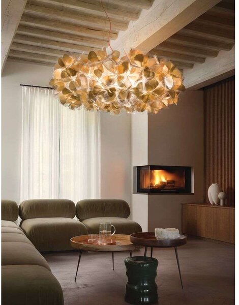 SLAMP - Clizia 130 Lampa Wisząca Mama Non Mama Gold/Transparent