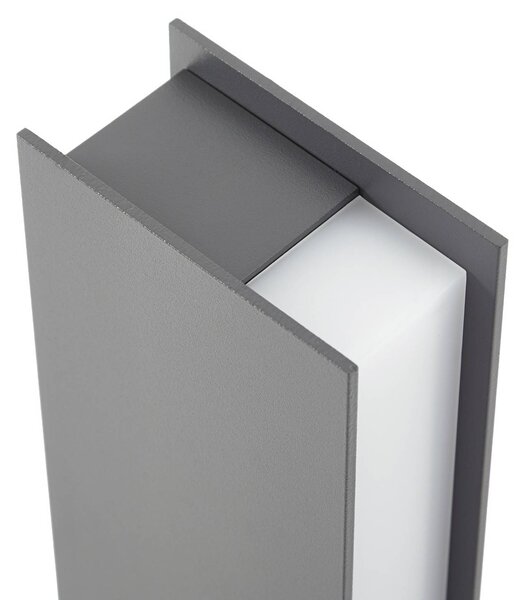 Lampa ogrodowa stojąca Teerk Lucande, czarny, aluminium, nowoczesny