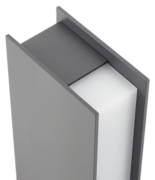 Lampa ogrodowa stojąca Teerk Lucande, czarny, aluminium, nowoczesny