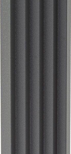 Lampa ogrodowa stojąca Ashkan Lucande, aluminiowy / szary / cynkowy, metal, nowoczesny