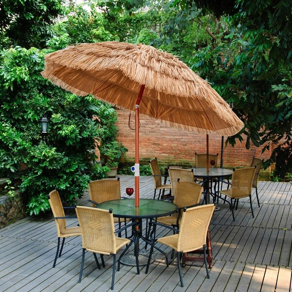 Parasol plażowy ogrodowy w stylu hawajskim