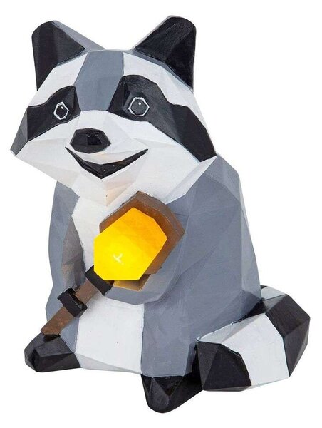 Lindby - Racoon Lampa Solarna White/Black/Grey