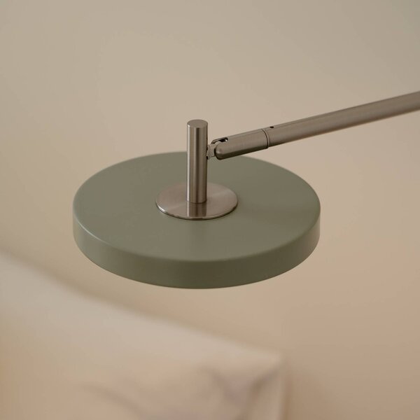 UMAGE Kinkiet designerski Asteria Long, możliwość ściemniania, zielony, sypialnia, metal, design