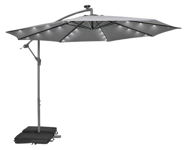 Parasol ogrodowy z oświetleniem LED