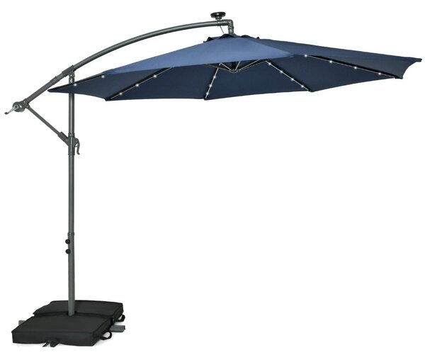 Parasol ogrodowy z oświetleniem LED