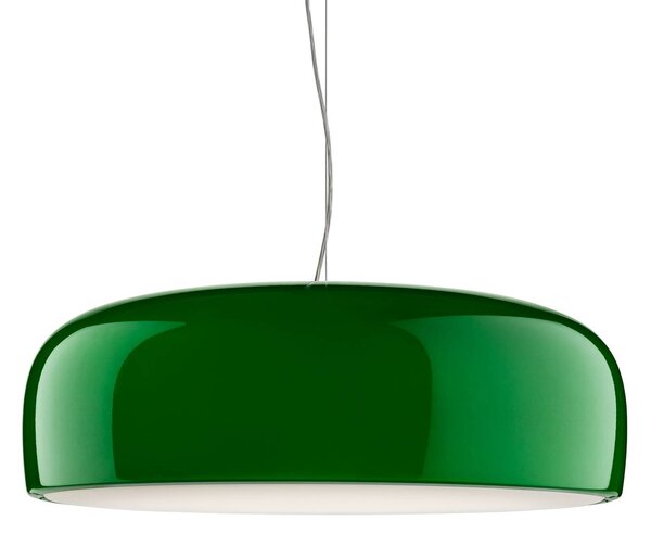 FLOS Lampa wisząca designerska SMITHFIELD S, możliwość ściemniania, zielony, salon / jadalnia, aluminium, design