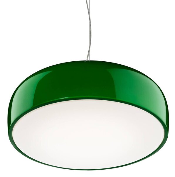 FLOS Lampa wisząca designerska SMITHFIELD S, możliwość ściemniania, zielony, salon / jadalnia, aluminium, design