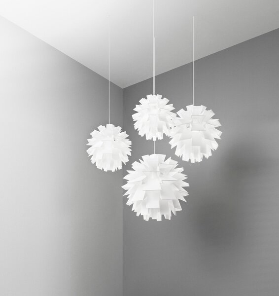 Lampa Wisząca Normann Copenhagen, biały, salon, tworzywo sztuczne