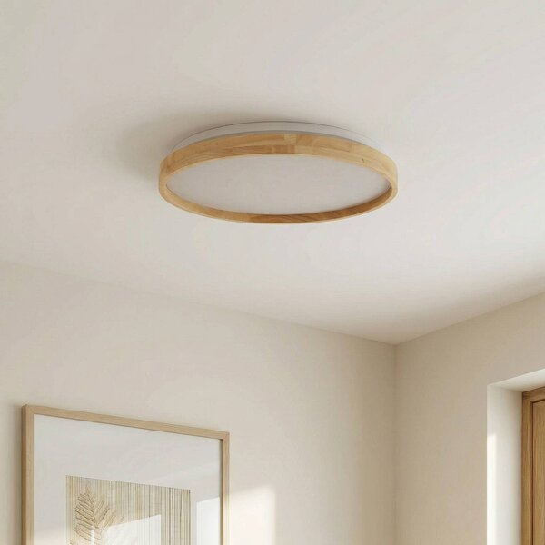 Inteligentna lampa sufitowa Mirren Lindby, możliwość ściemniania, salon / jadalnia, tworzywo sztuczne, nowoczesny