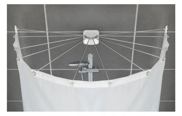 Okrągły uchwyt na zasłonę prysznicową Wenko Shower Umbrella