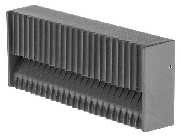 Kinkiet zewnętrzny LED Tavion Lucande, czarny, aluminium, nowoczesny