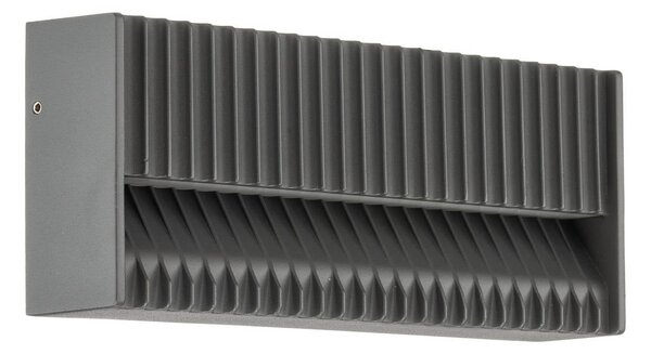 Kinkiet zewnętrzny LED Tavion Lucande, czarny, aluminium, nowoczesny