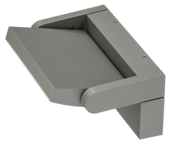 Lampa zewnętrzna z czujnikiem ruchu Sherin Lindby, aluminiowy / szary / cynkowy, aluminium, nowoczesny
