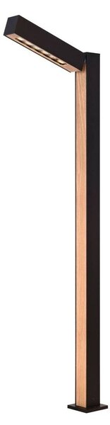 Lucande - Taskalin Lampa Ogrodowa H90 Black/Wood Lucande