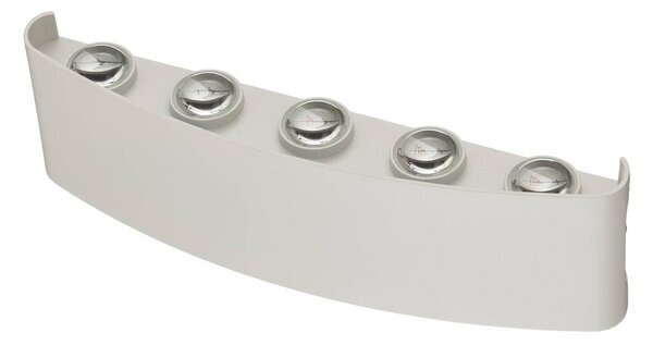 Kinkiet zewnętrzny LED Ithan Lindby, biały / opal, aluminium, nowoczesny