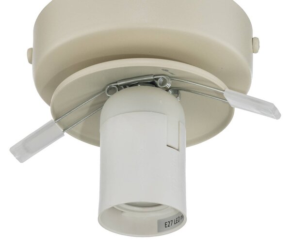Lampa sufitowa Moonlight HELAM, możliwość ściemniania, biały / opal, salon / jadalnia, szkło, nowoczesny