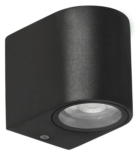 Czarny loftowy kinkiet zewnętrzy - D170 P7-Z34