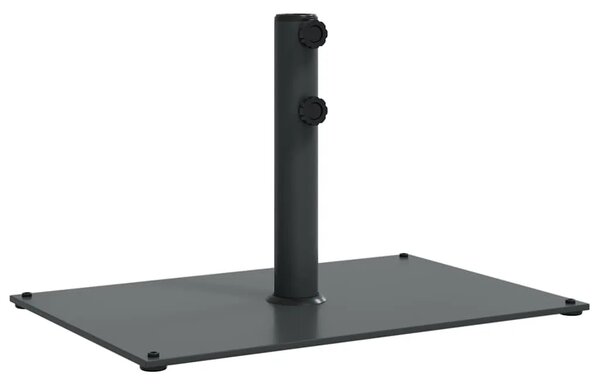 Prostokątna ciemnoszara podstawa pod parasol ogrodowy A7-B55