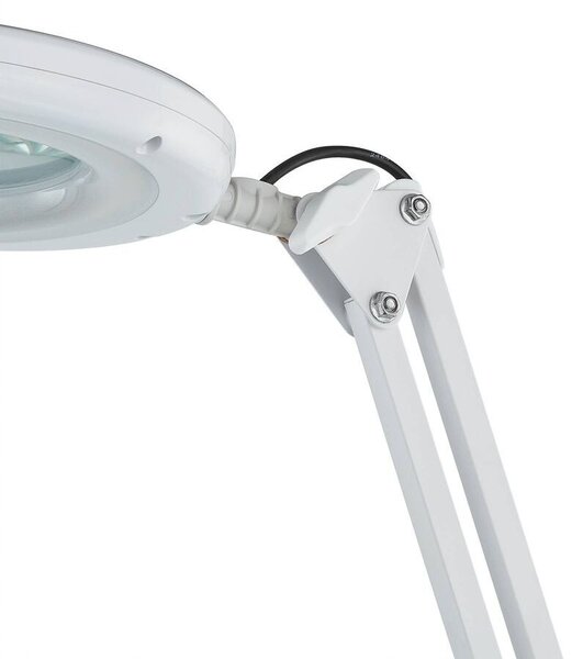 Lindby - Jorlanda LED Lampa Biurkowa z Klipsem White