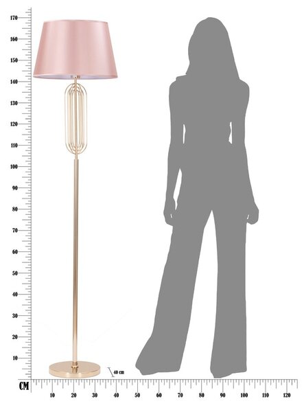 Różowa lampa stojąca Mauro Ferretti Krista