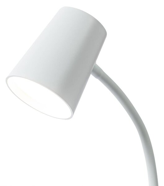 Lindby - Ailina LED Lampa Biurkowa z Klipsem White