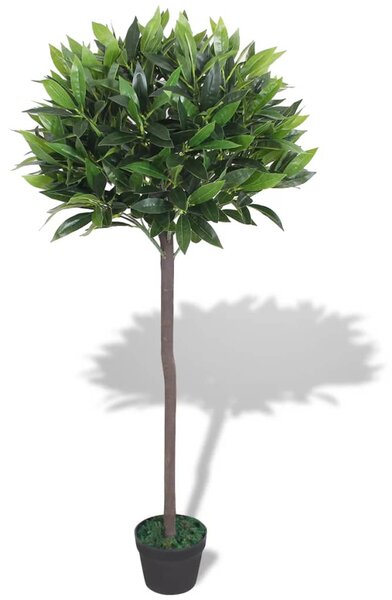 Sztuczne drzewko laurowe z doniczką, 125 cm, zielony