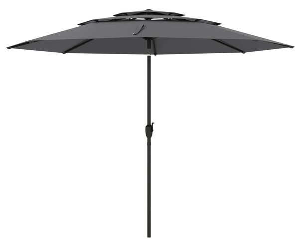 Parasol ogrodowy z systemem wentylacji