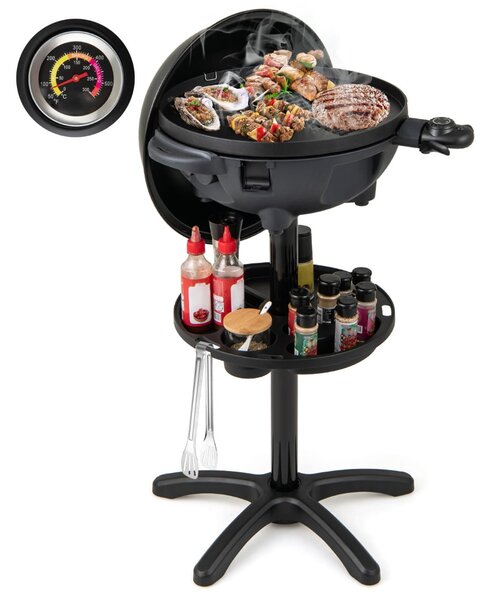 Grill elektryczny 1200 W z regulacją temperatury 2 w 1
