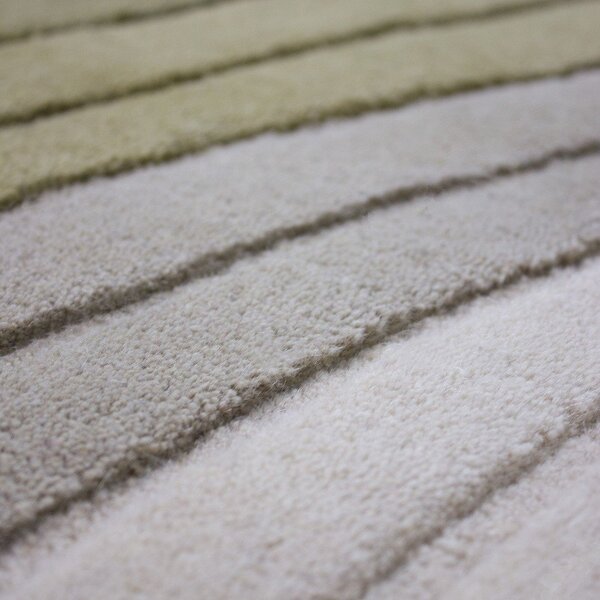 Zielony wełniany dywan tkany ręcznie 160x230 cm Puddle Ombre – Flair Rugs