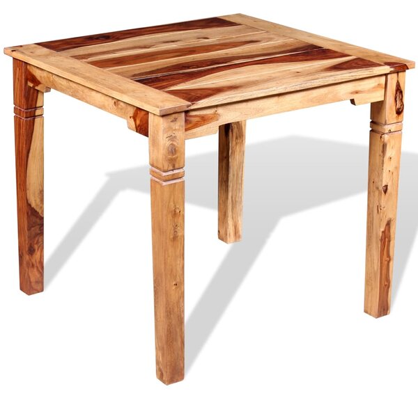 Stół jadalniany z drewna sheesham, 82 x 80 x 76 cm