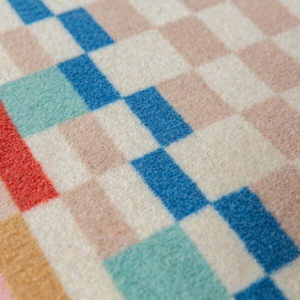 Dywan z mieszanki wełny 180x230 cm Checkered Border – Flair Rugs
