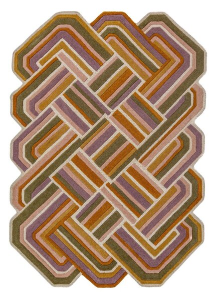 Wełniany dywan tkany ręcznie 140x200 cm Lattice Shaped – Flair Rugs