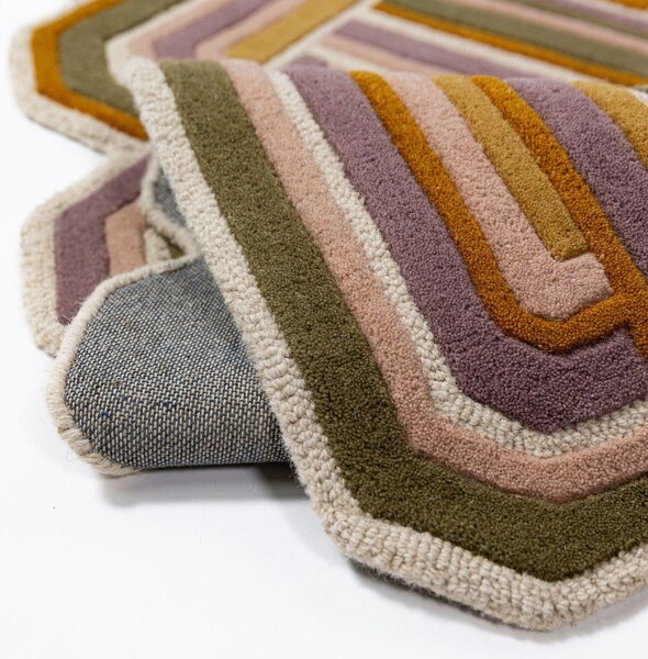 Wełniany dywan tkany ręcznie 140x200 cm Lattice Shaped – Flair Rugs