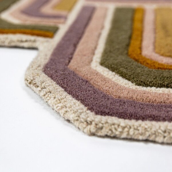 Wełniany dywan tkany ręcznie 140x200 cm Lattice Shaped – Flair Rugs