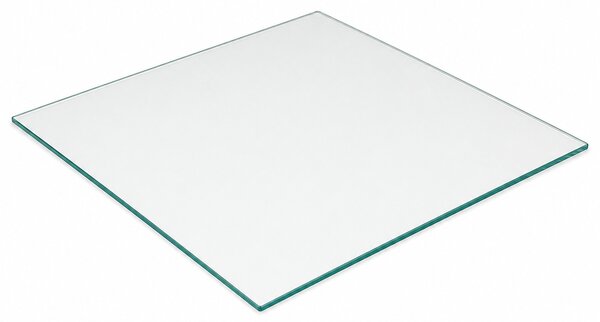 Szklana półka do witryny, 400 × 400 mm, opakowanie 2 szt