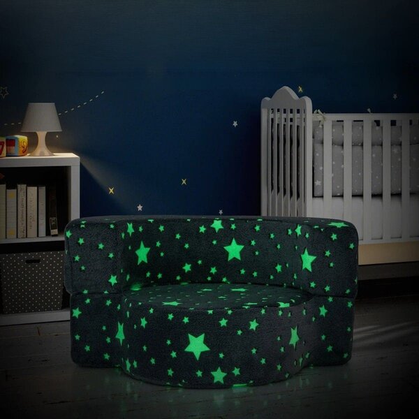 Okrągła modułowa sofa dla dzieci fluorescencyjna
