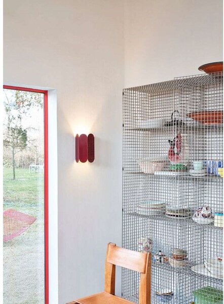 HAY - Arcs Sconce Lampa Ścienna Hardwired Auburn Red