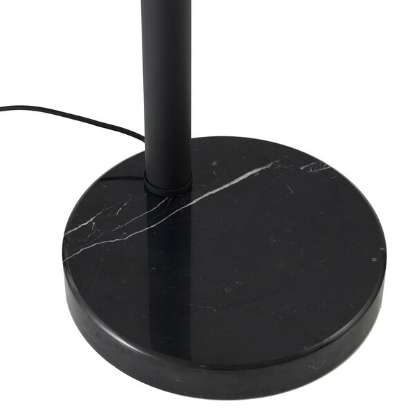 Lampa podłogowa Lindby Braccio, szary/czarny, szkło, 5-punktowa, 204,5cm