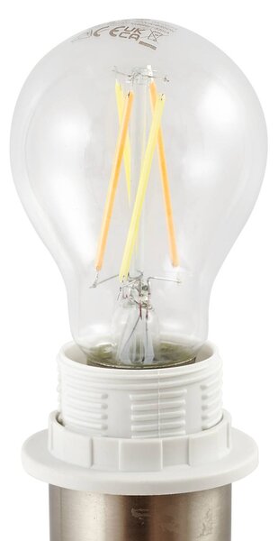 Lampa stojąca Adamio Lindby, jasne drewno, salon / jadalnia, drewno, dworkowy / rustykalny