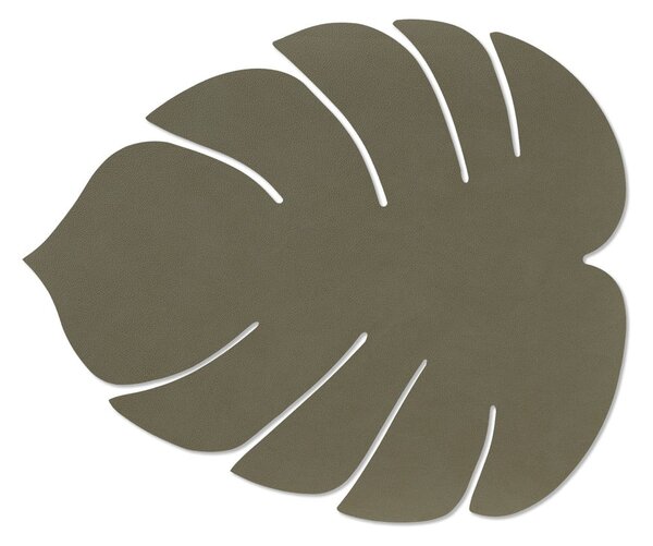 Mata stołowa ze skóry ekologicznej 35x42 cm Monstera Leaf Nupo – LIND DNA